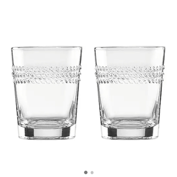 Kate Spade Wickford Dof Set of 2 Whiskey Glasses - Picture 1 of 9